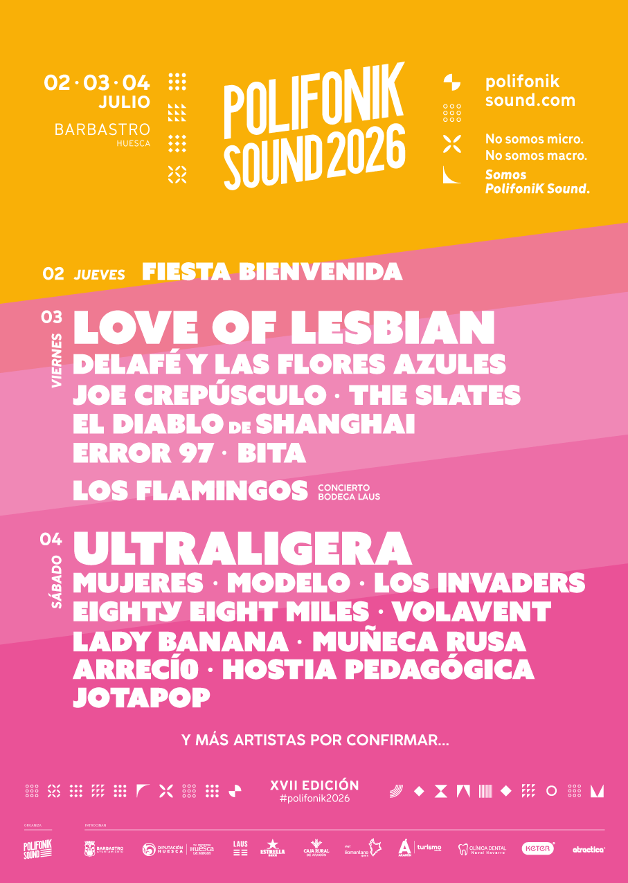 Cartel por días PolifoniK Sound 2026